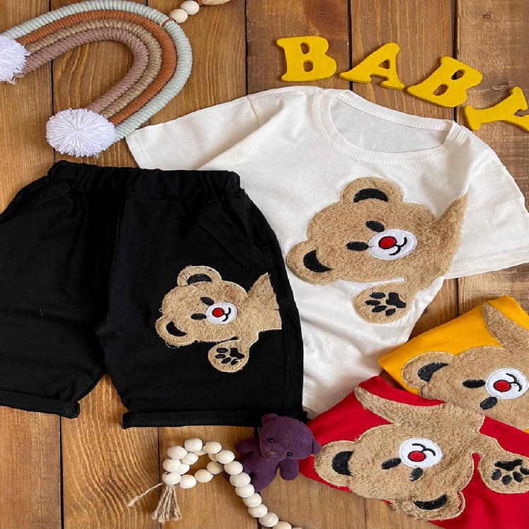 تیشرت شلوارک تدی پشمی