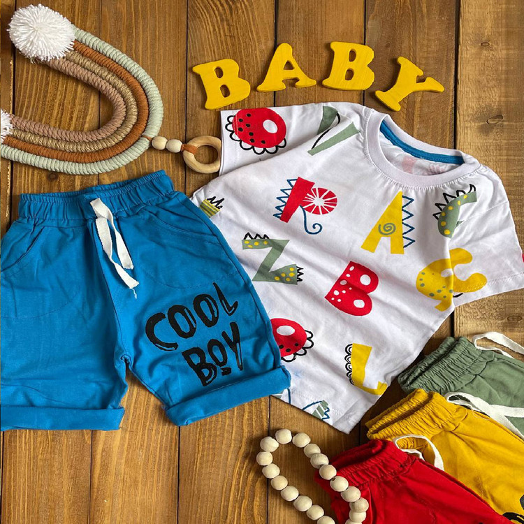 تیشرت شلوارک حروف