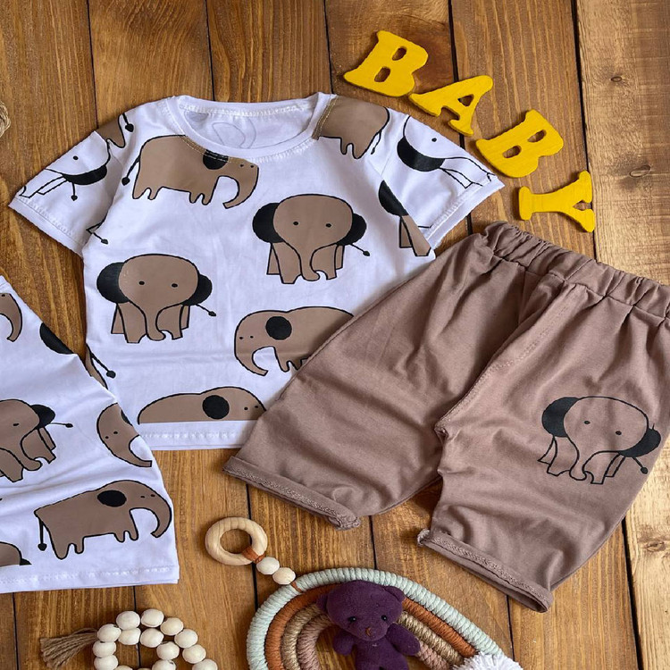 تیشرت شلوارک فیل