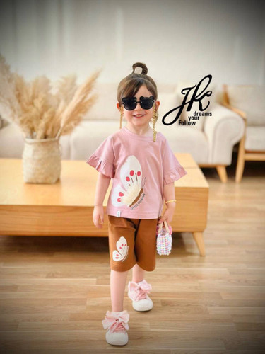 تیشرت شلوارک پروانه