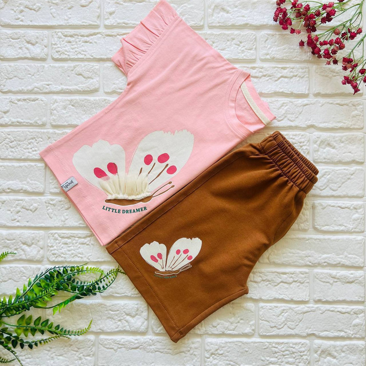 تیشرت شلوارک پروانه